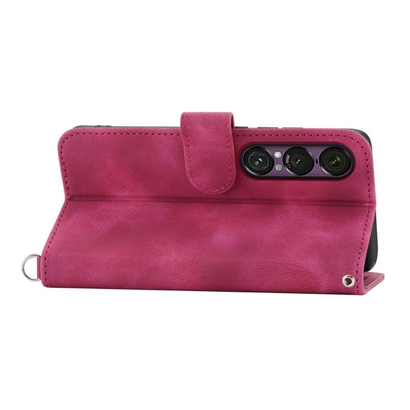 Housse Sony Xperia 1 VII Effet Daim Dentelle