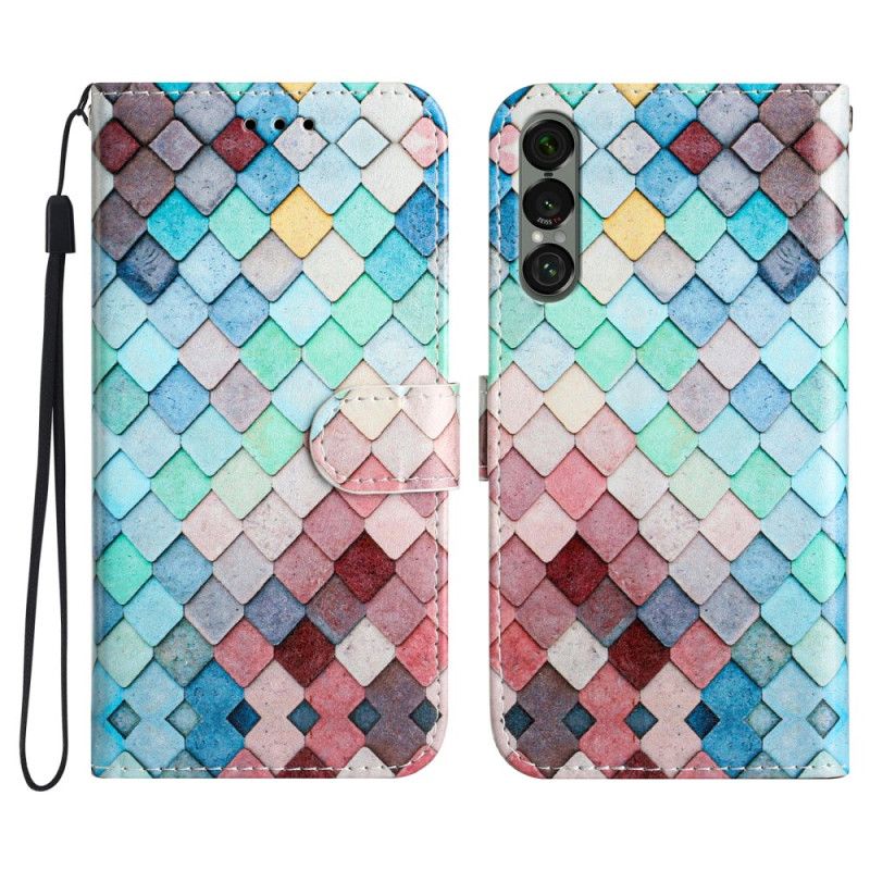 Housse Sony Xperia 1 VII Motif Grille