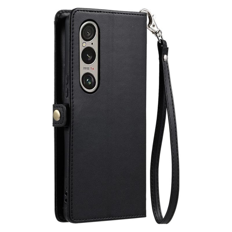 Housse Sony Xperia 1 VII Pochette et Lanière