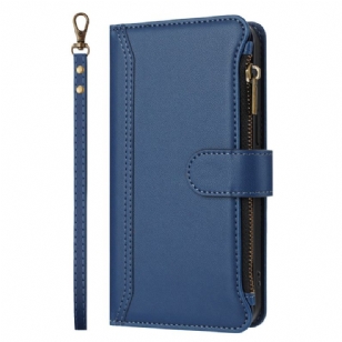 Housse Sony Xperia 1 VII Portefeuille 9 Porte-Cartes et Lanière