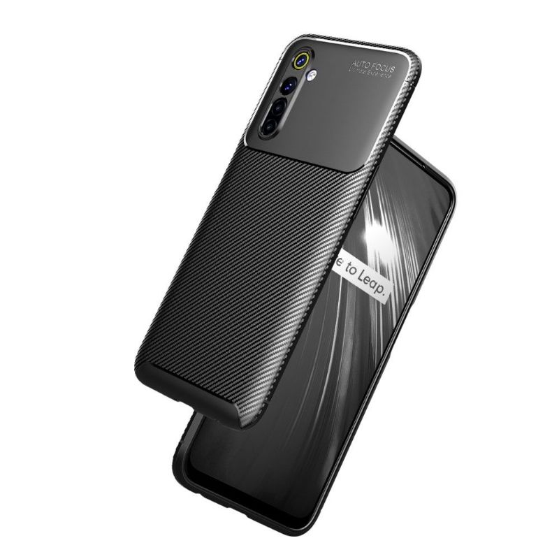 Coque effet fibre de carbone pour Realme 6