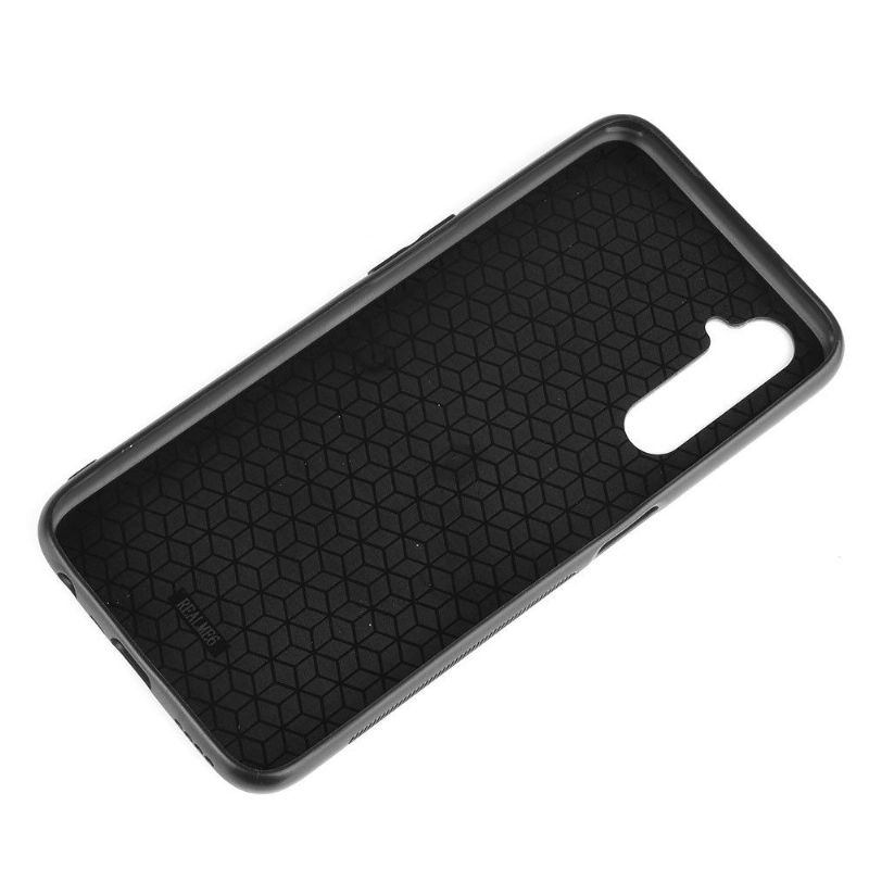 Coque Realme 6 Effet Cuir Coutures