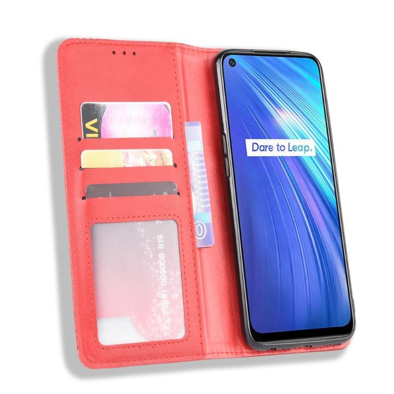 Housse Realme 6 Le Cirénius Style Cuir