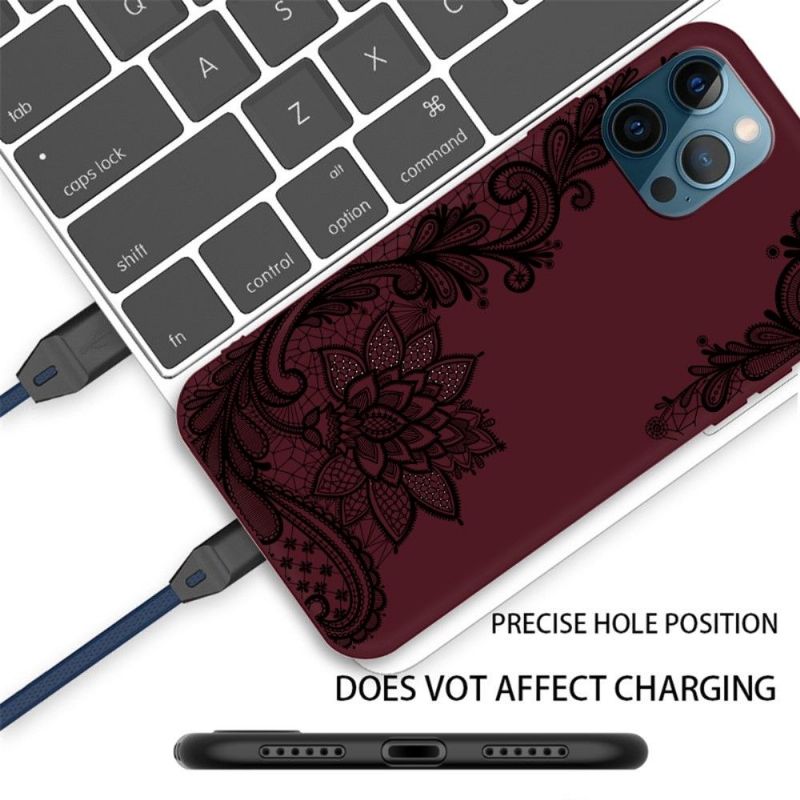 Coque iPhone 13 Pro Claudette dentelle