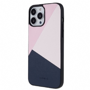 Coque iPhone 13 Pro Simili Cuir Tricolore