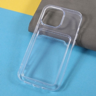 Coque iPhone 13 Pro Transparente Porte Carte