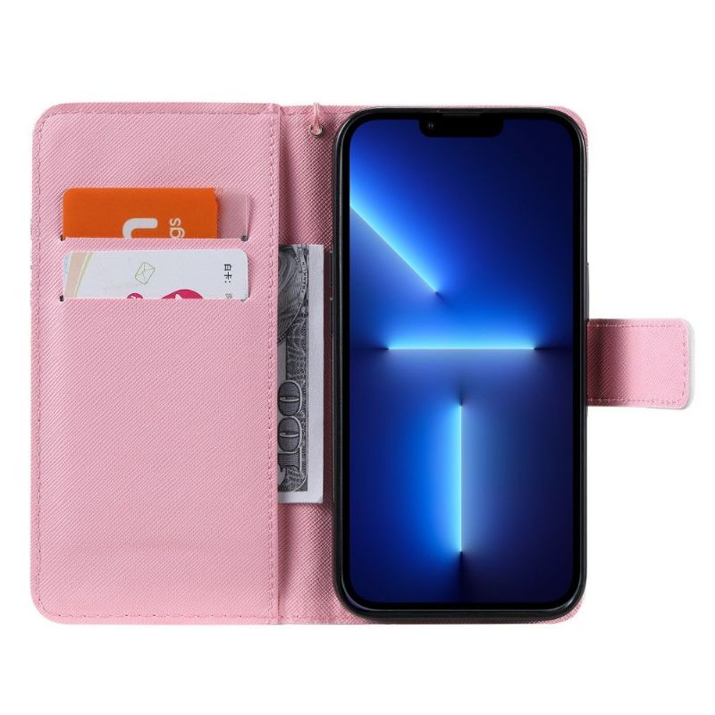 Housse iPhone 13 Pro Fille avec colibri