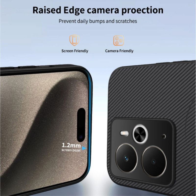 Coque Realme 14 5G Compatible MagSafe Fibre Carbone