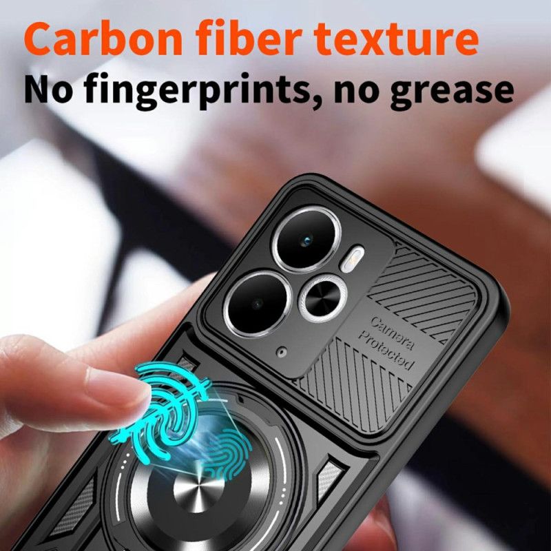 Coque Realme 14 5G Magnétique avec Support Rotatif