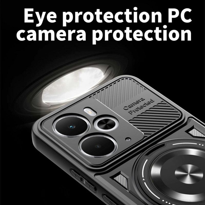 Coque Realme 14 5G Magnétique avec Support Rotatif