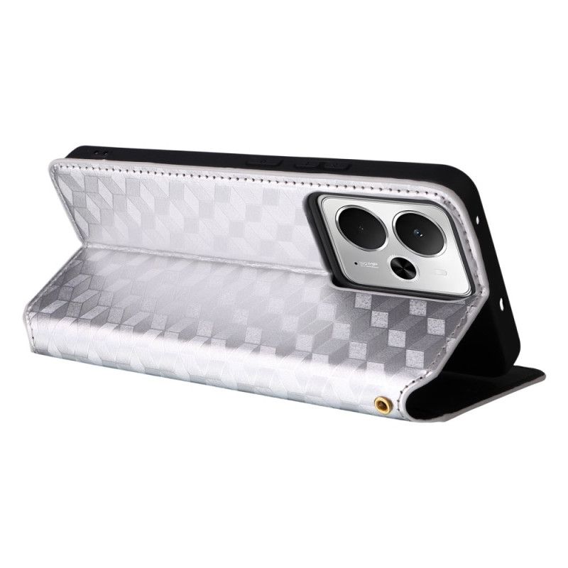 Flip Cover Realme 14 5G / 14T 5G Losanges 3D