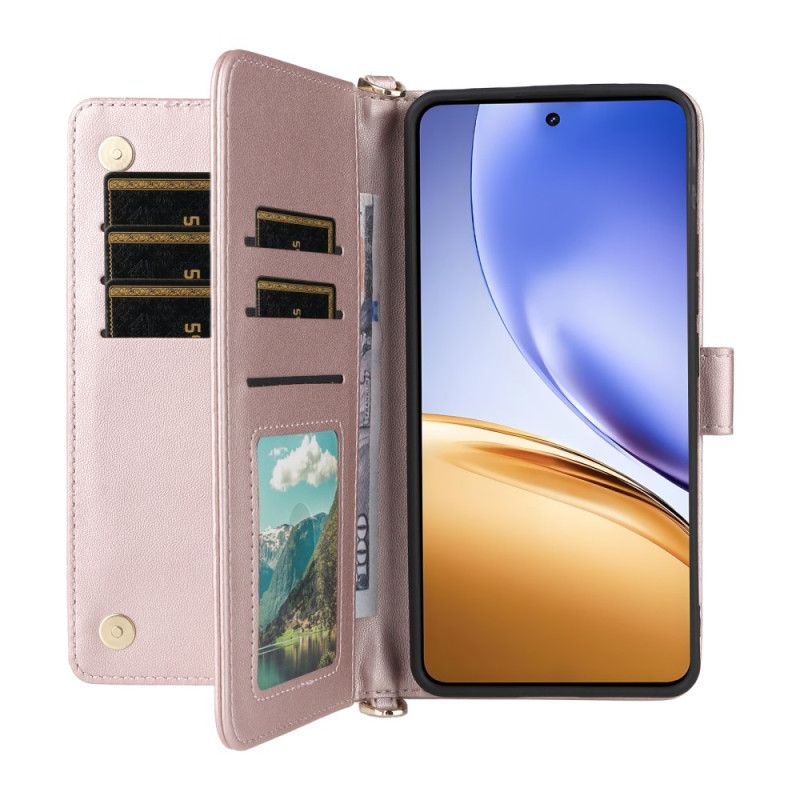 Housse Realme 14 5G / 14T 5G Lanière et Bandoulière