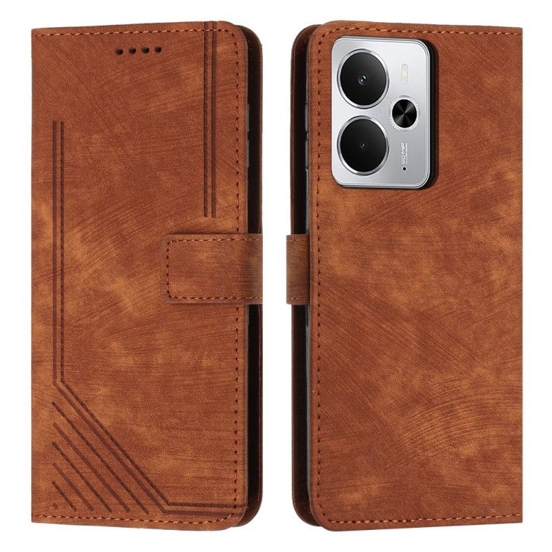 Housse Realme 14 5G / 14T 5G / P3 5G Lignes