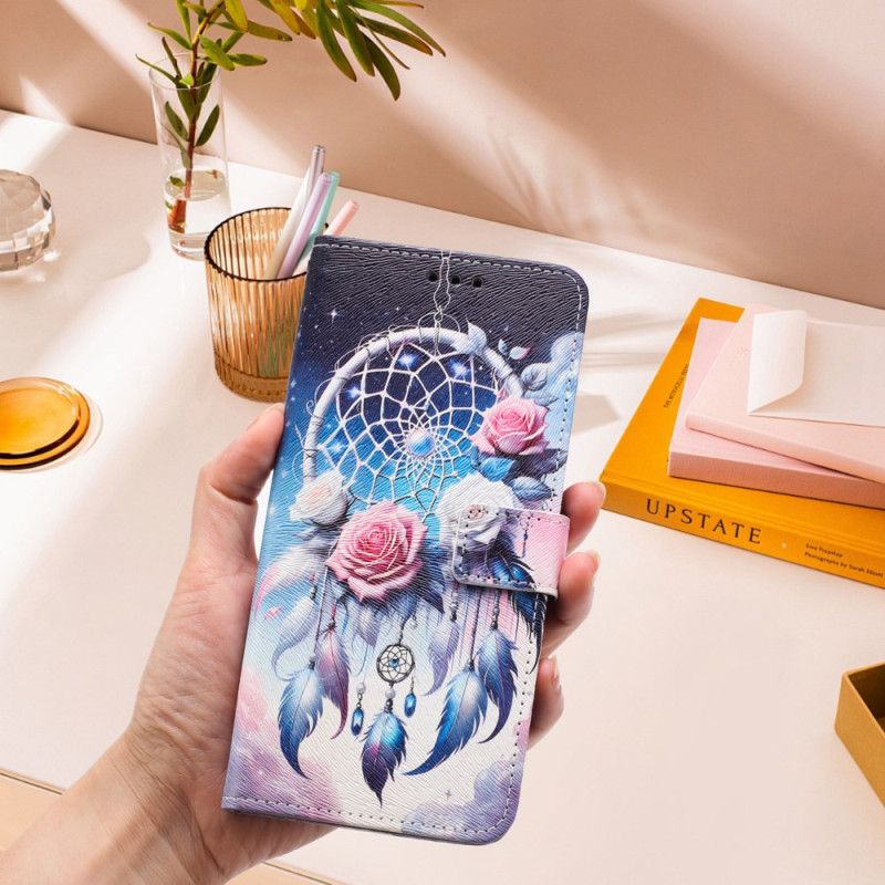 Housse Realme 14 5G / 14T 5G / P3 5G Motif Floral et Attrape-Rêvs