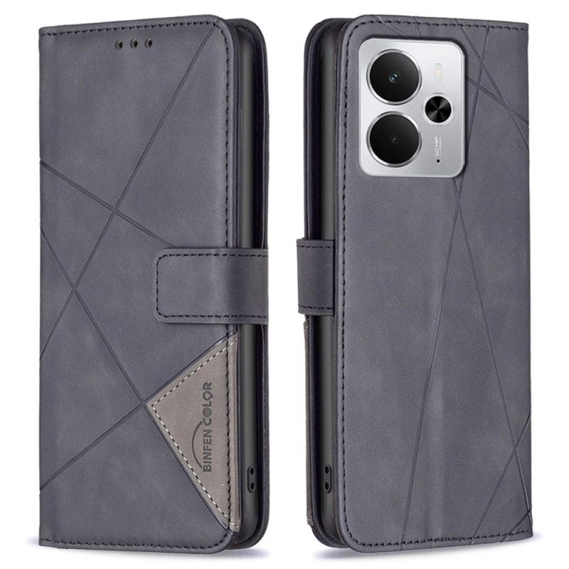 Housse Realme 14 5G Motif Géométrique BINFEN COLOR