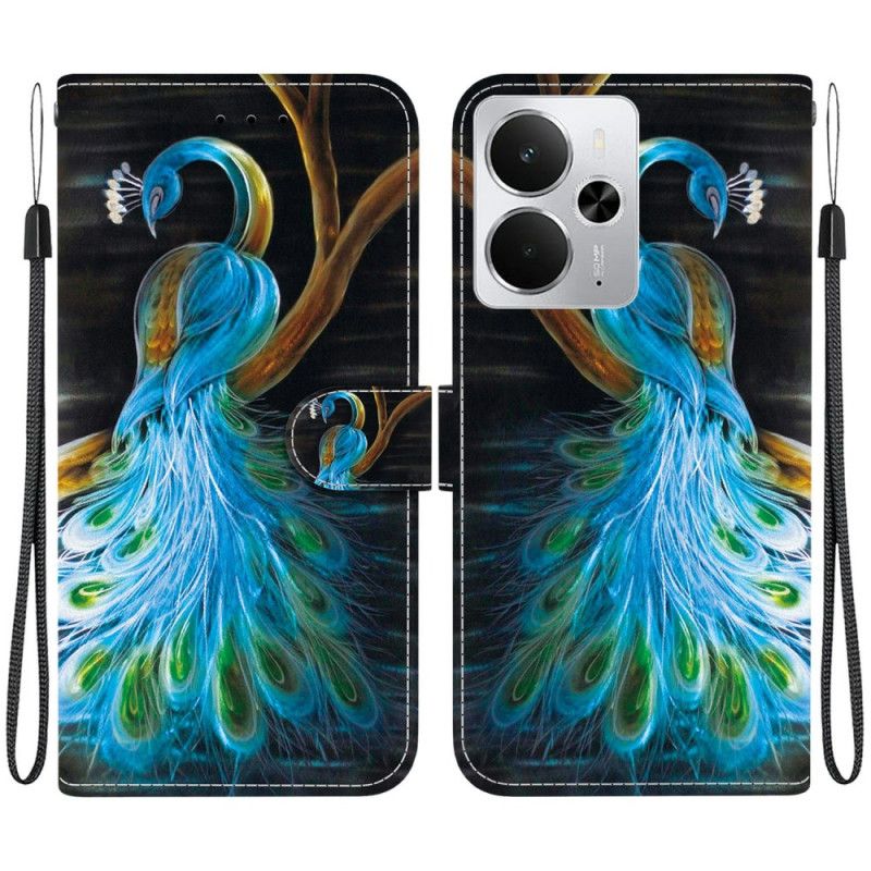 Housse Realme 14 5G Motif Paon