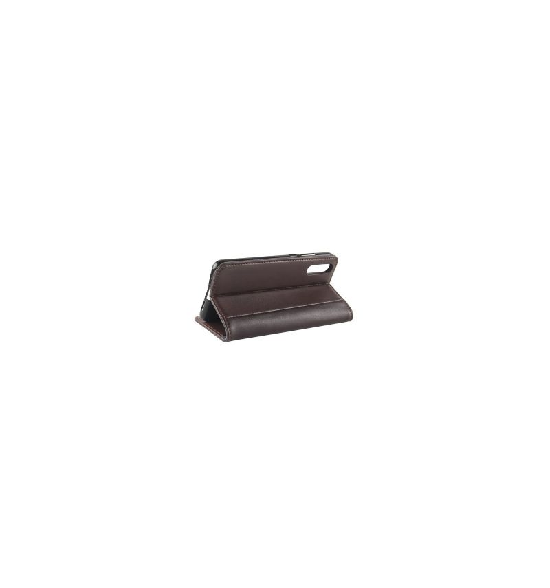 Housse Huawei P20 Cuir Premium - Marron