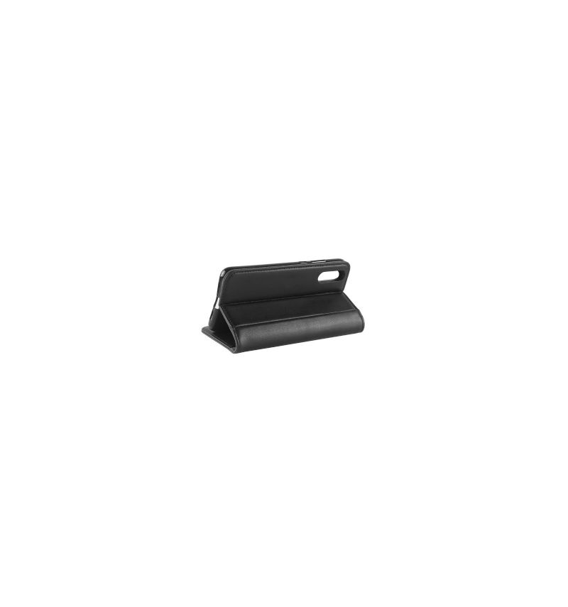 Housse Huawei P20 Cuir Premium - Noir