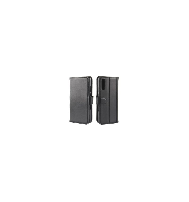 Housse Huawei P20 Cuir Premium - Noir