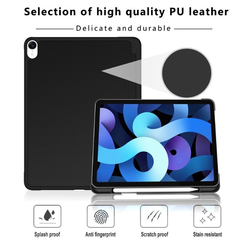 Protection coque avec rabat pour iPad Air (2020) Business - Noir
