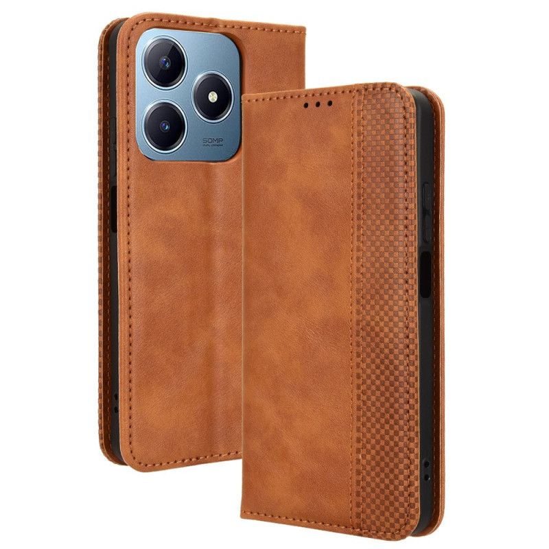 Flip Cover Realme Note 60X / C63 / C61 Frise Vintage
