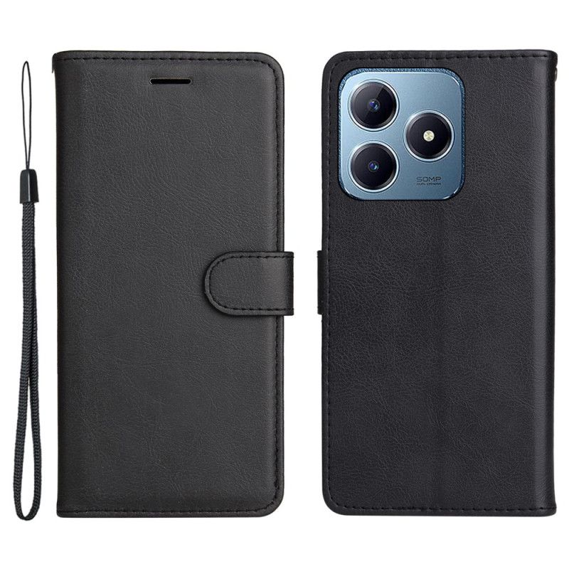 Housse Realme Note 60X / C63 / C61 Simili Cuir Uni