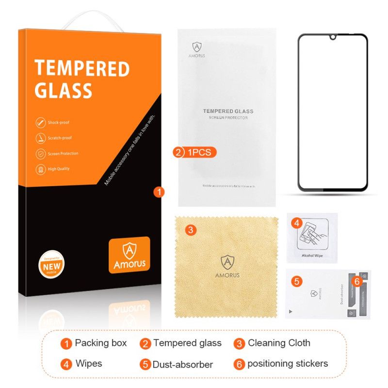 Protection en Verre Trempé Intégrale pour Écran Realme Note 60X / C63 / C61 AMORUS