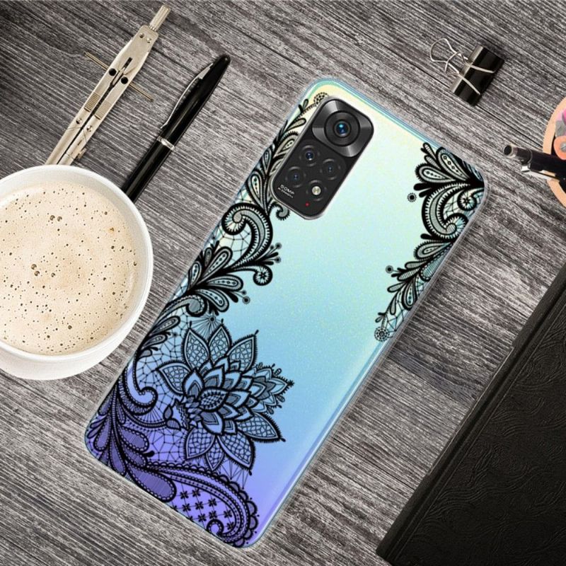 Coque Xiaomi Redmi Note 11 Pro / Note 11 Pro 5G fleur dentelle
