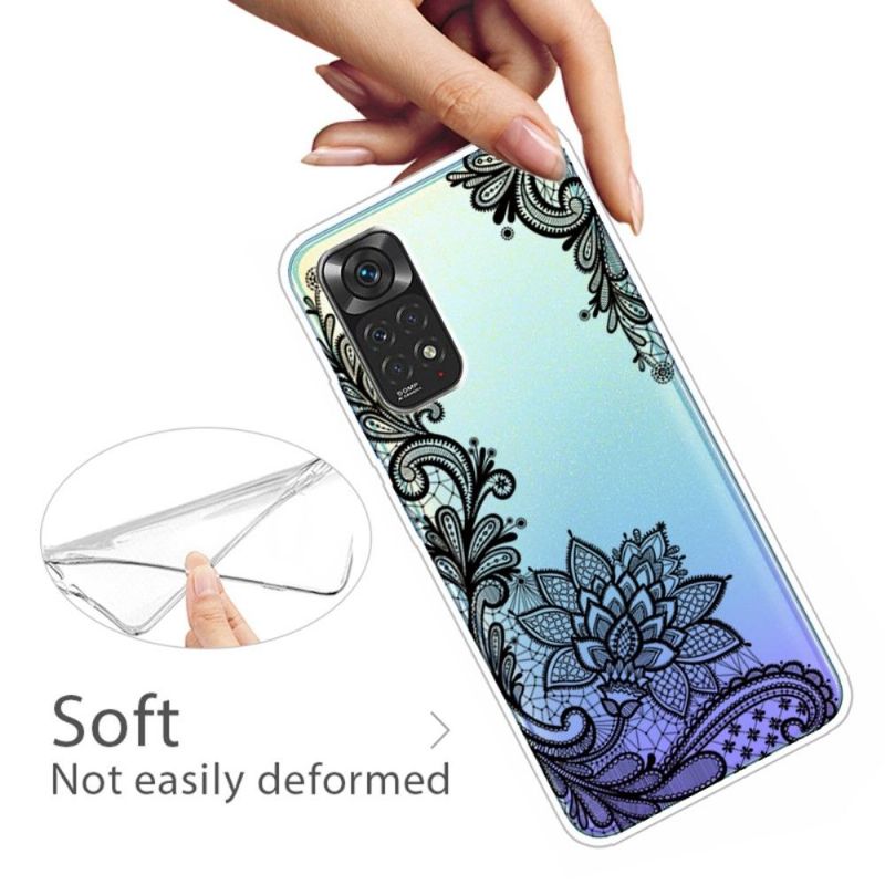Coque Xiaomi Redmi Note 11 Pro / Note 11 Pro 5G fleur dentelle