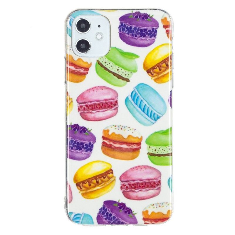 Coque iPhone 11 Fluorescente Macarons