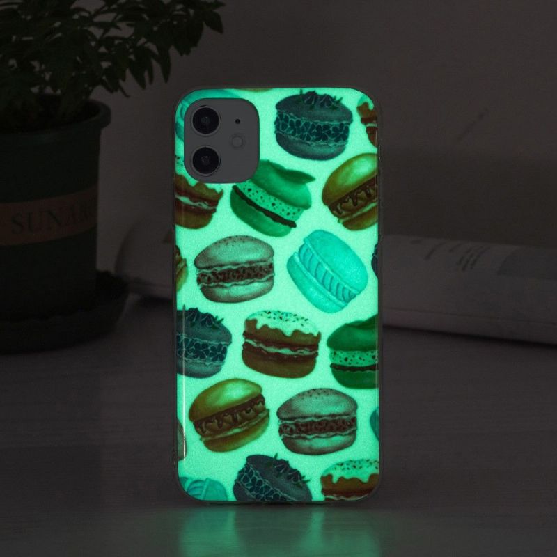 Coque iPhone 11 Fluorescente Macarons