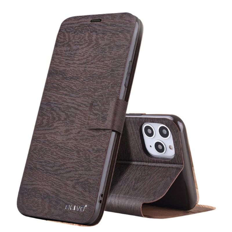 Housse iPhone 11 ALIVO Simili Cuir Effet Écorce