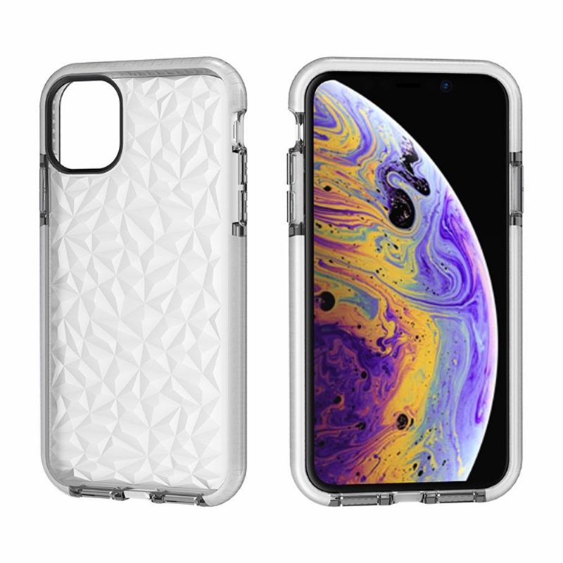 iPhone 11- Coque transparente effet diamant