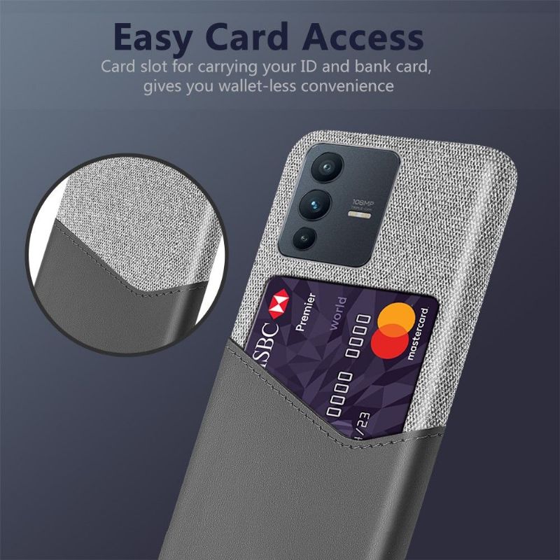 Coque Vivo V23 5G Olympus Effet Cuir