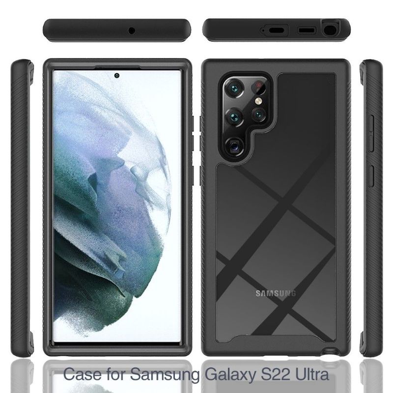 Coque Samsung Galaxy S22 Ultra 5G hybride Antichoc dos transparent
