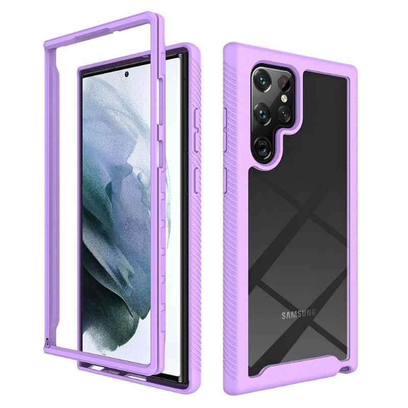 Coque Samsung Galaxy S22 Ultra 5G hybride Antichoc dos transparent