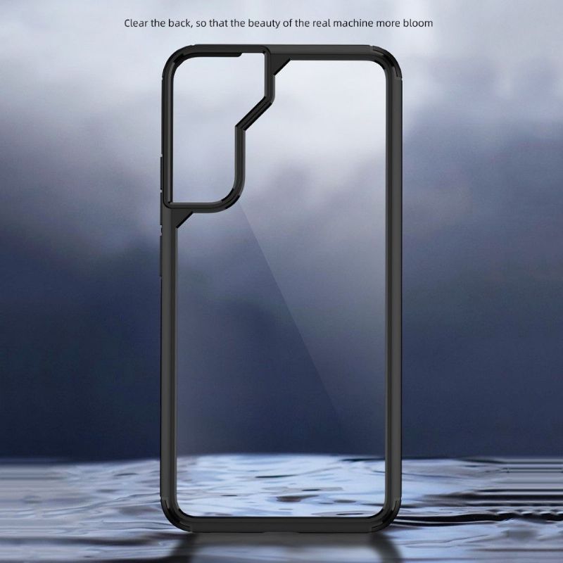 Coque Samsung Galaxy S22 Ultra 5G IPAKY transparent contours couleurs