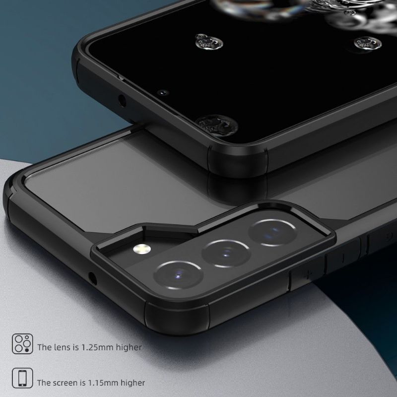 Coque Samsung Galaxy S22 Ultra 5G IPAKY transparent contours couleurs
