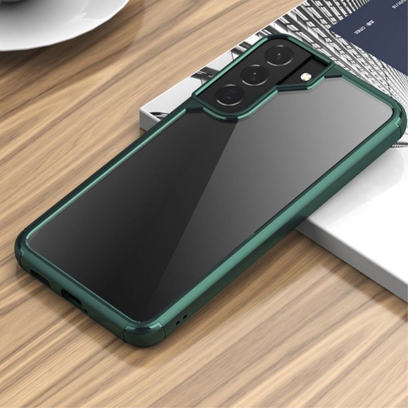 Coque Samsung Galaxy S22 Ultra 5G IPAKY transparent contours couleurs