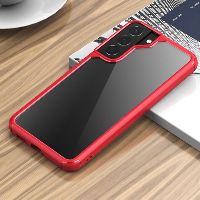 Coque Samsung Galaxy S22 Ultra 5G IPAKY transparent contours couleurs