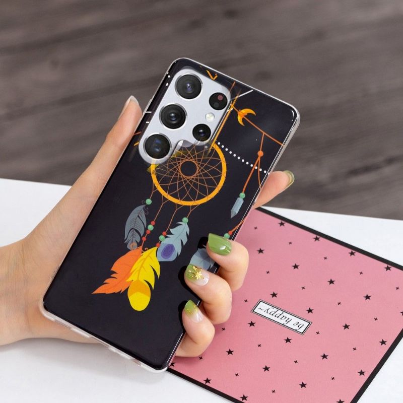 Coque Samsung Galaxy S22 Ultra 5G Luminous Attrape Rêves