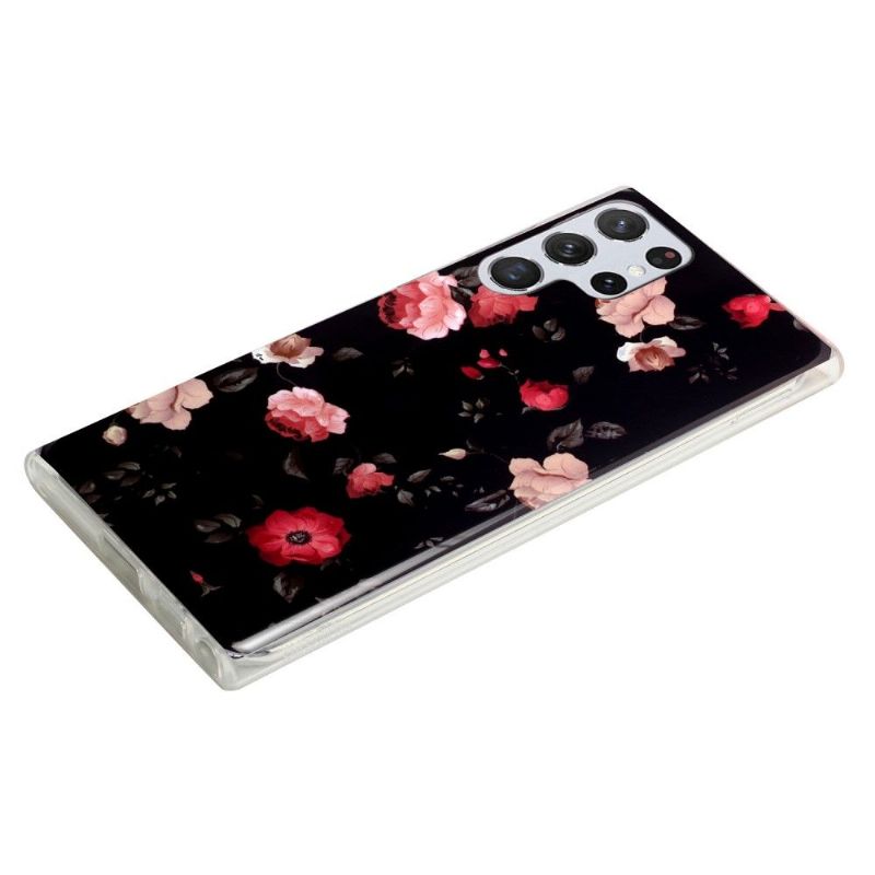 Coque Samsung Galaxy S22 Ultra 5G Luminous Fleurs