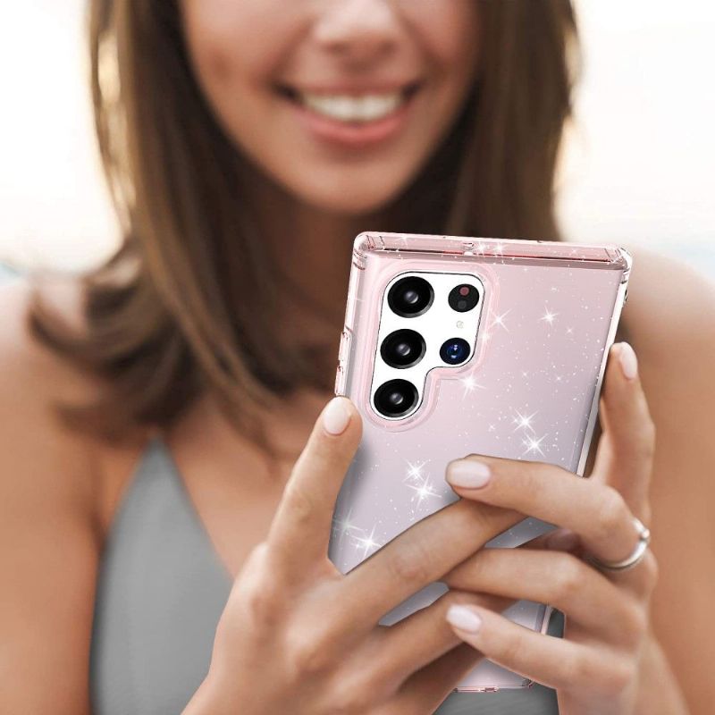 Coque Samsung Galaxy S22 Ultra 5G Paillettes Scintillantes