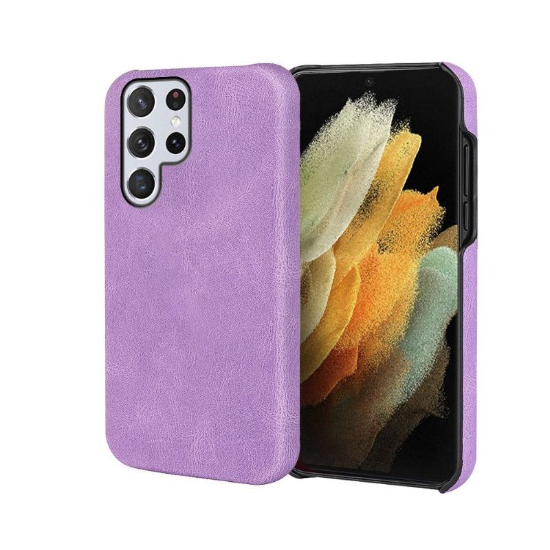 Coque Samsung Galaxy S22 Ultra 5G Slim Business imitation cuir