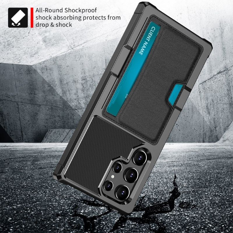Coque Samsung Galaxy S22 Ultra ZM02 Porte-carte