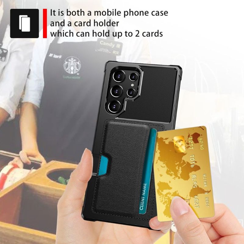 Coque Samsung Galaxy S22 Ultra ZM02 Porte-carte