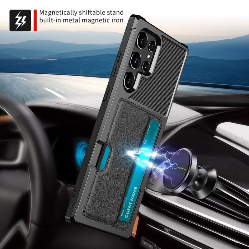 Coque Samsung Galaxy S22 Ultra ZM02 Porte-carte