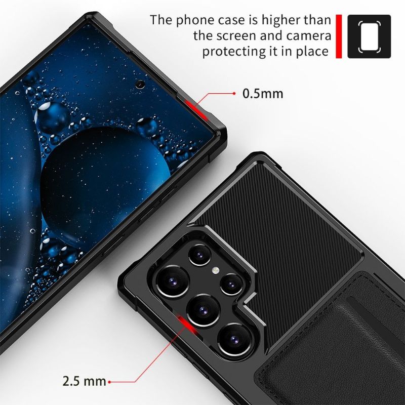 Coque Samsung Galaxy S22 Ultra ZM02 Porte-carte