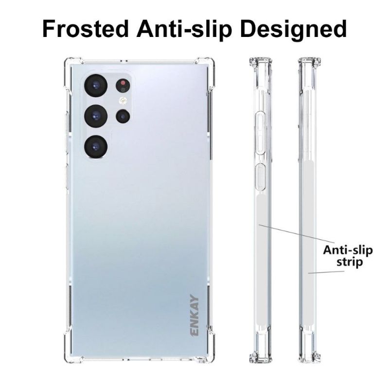 Protection Coque Samsung Galaxy S22 Ultra ENKAY Transparent