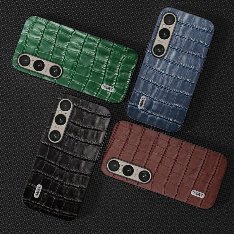 Coque Sony Xperia 1 VI Texture Crocodile ABEEL